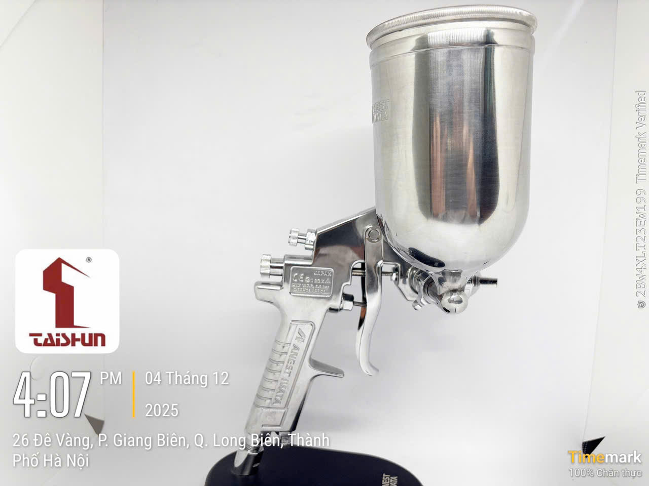 Súng phun sơn Anest Iwata W-77-3G 2.5mm